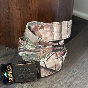 RedHead Infinity Camouflage AP Belt,brass tone military style buckle